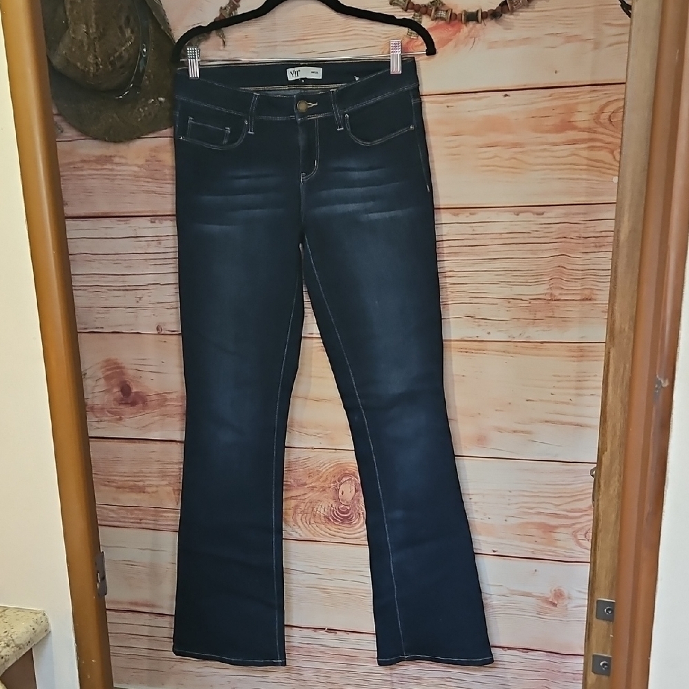 NEW "YMI" Awesome! Dark Blue, Flare, Stretch Jeans SIZE 9